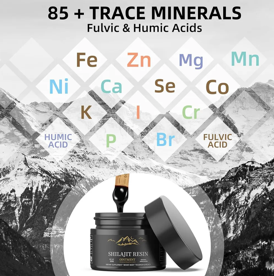 Shilajit 100% Puro 💎 Fuente de Energía Vital del Himalaya