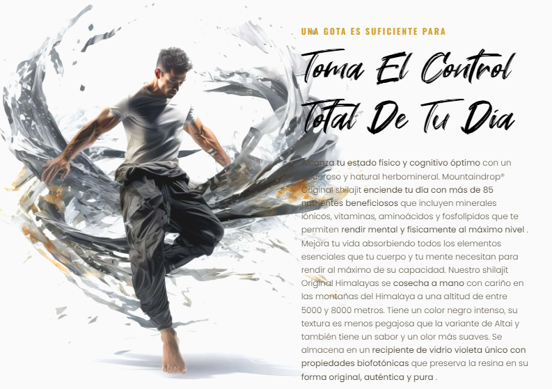 Shilajit 100% Puro 💎 Fuente de Energía Vital del Himalaya