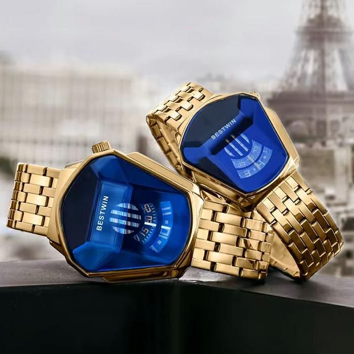Reloj de Lujo Dorado HOURSLY 2025 – Exclusivo para Hombres con Estilo