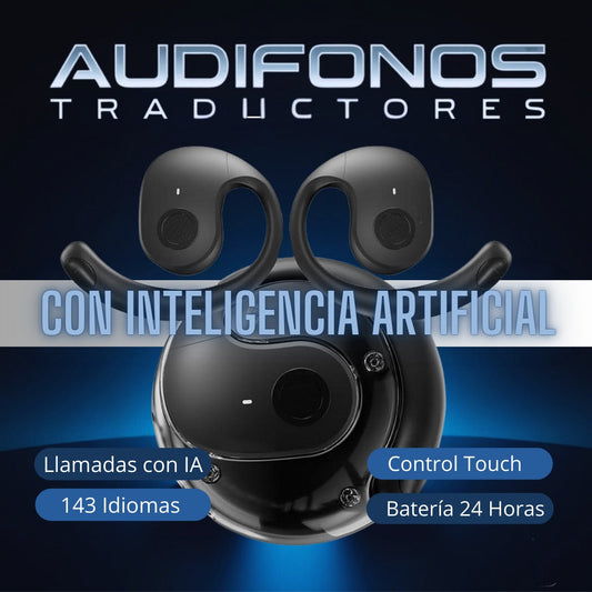 Auriculares Bluetooth de traducción con Inteligencia Artificial C15